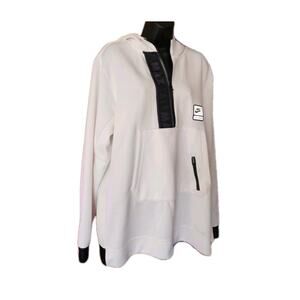 Nike air max hoodie White And Black With Zipper Large Draw string Hoodie